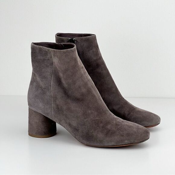 VINCE. Ridley Suede Grey Boots Booties 8.5 - Picture 5 of 15